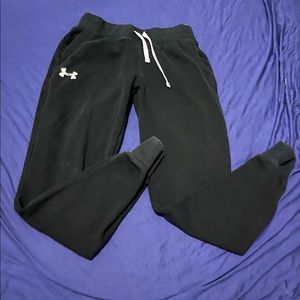 Black under armour tight joggers